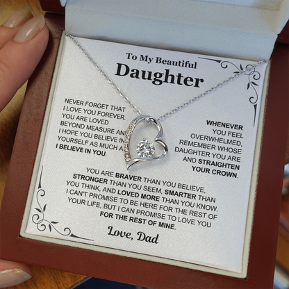 You Are Loved Beyond Measure - Necklace Gift for Daughter from Dad