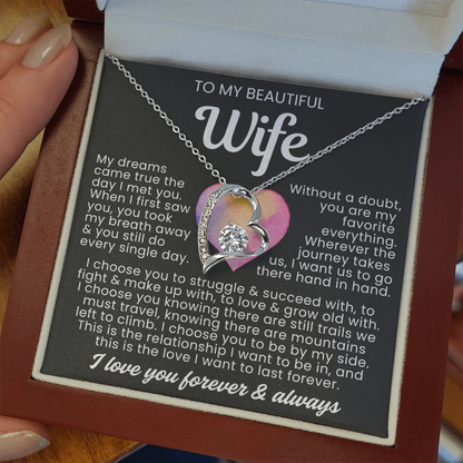 To My Soulmate - Love Heart Necklace - You Are In My Heart